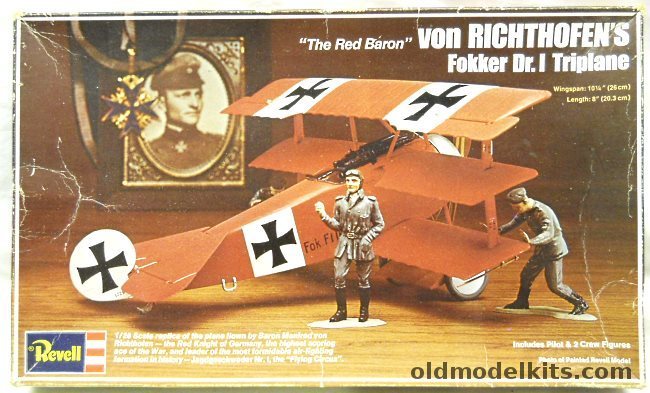 Revell 1/28 Fokker DR-I Triplane Von Richthofen's Aircraft 'The Red Baron' - (Dr-1), H233 plastic model kit